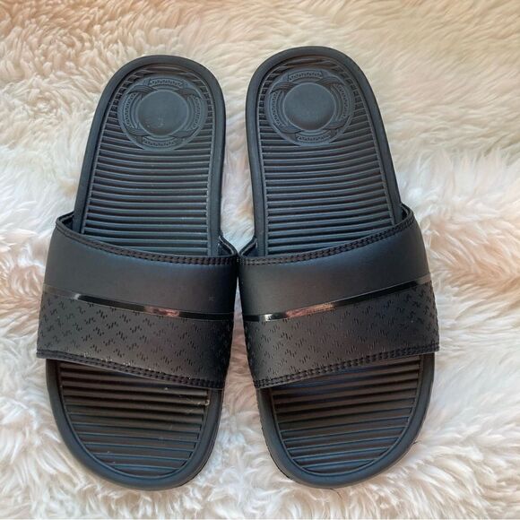 Sandalboyz Black Slides US Size 6 EUC - Picture 1 of 11